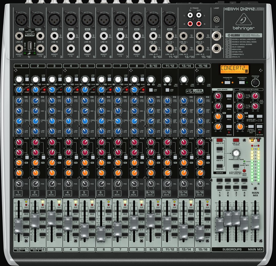 Consolas Yamaha y Behringer